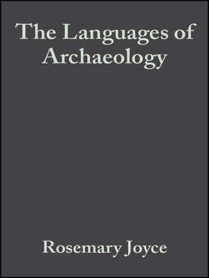 cover image of The Languages of Archaeology